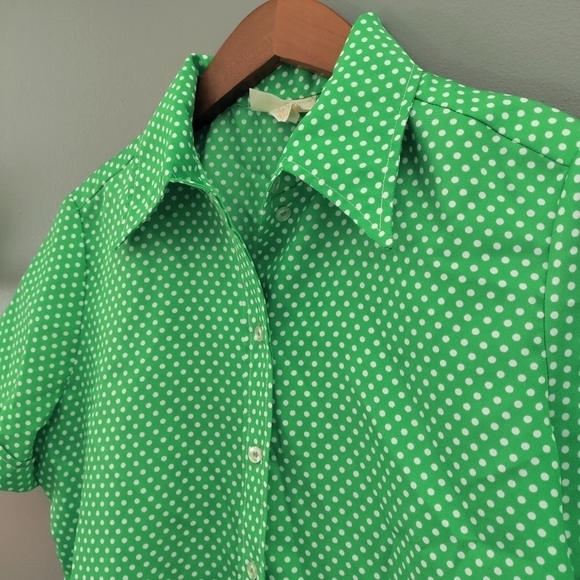 Vintage polyester top M - Picture 1 of 8